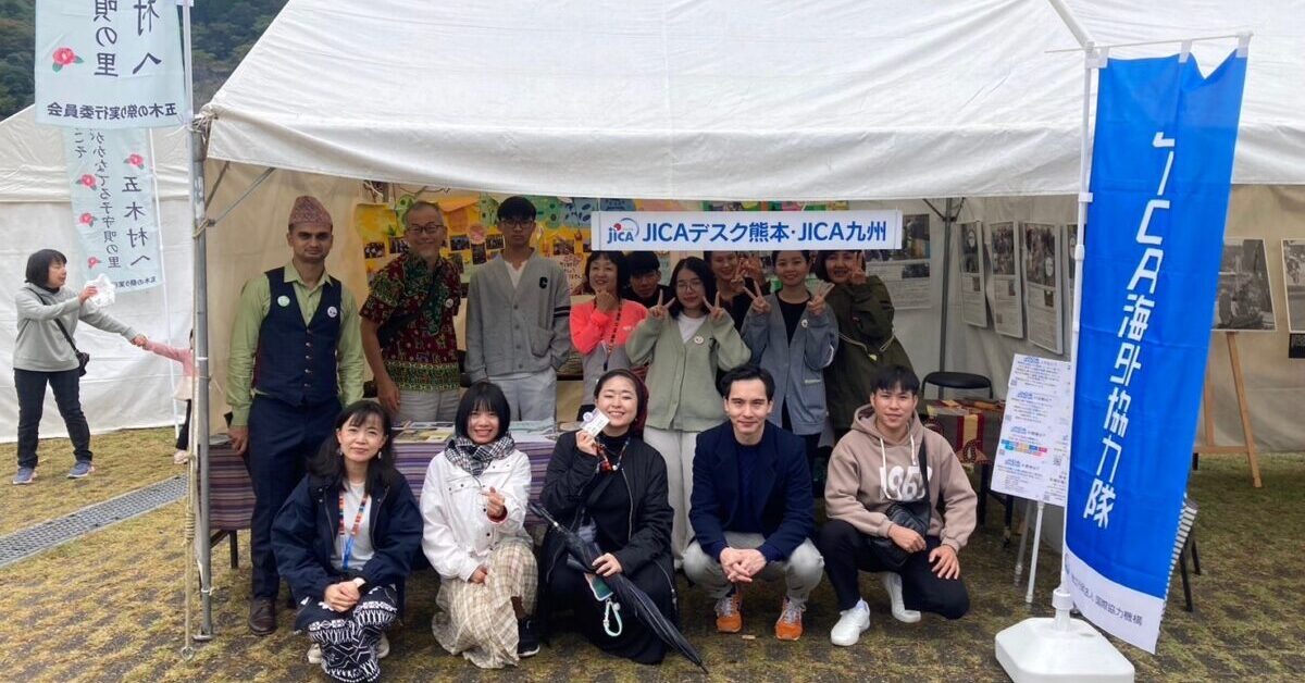 技能実習生（ベトナム）＿熊本＿入国後講習＿秋祭り＿JICA＿出展ブース2