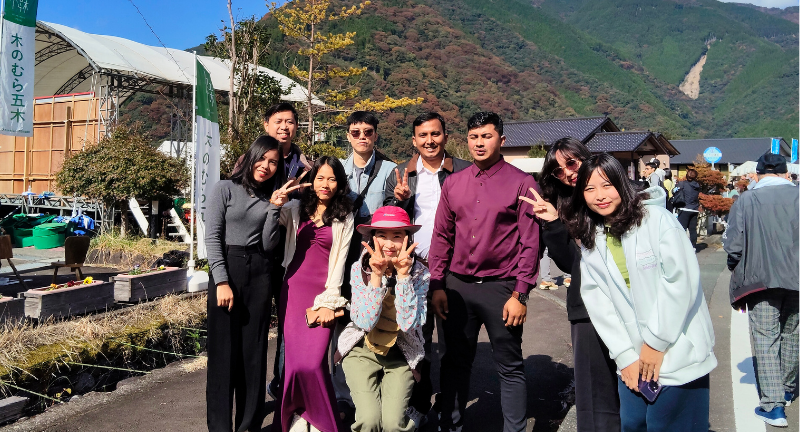 五木村の秋祭りで実習生歓迎会を開催しました｜熊本県GMT協同組合
